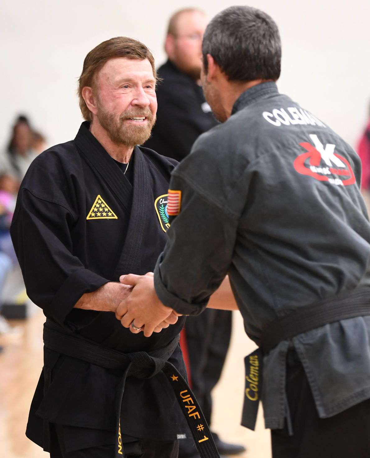 Chuck Norris Belt Ceremony